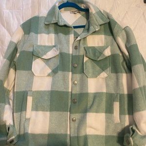 Pastel Green Shacket